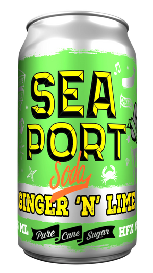 Seaport Soda: Ginger & Lime
