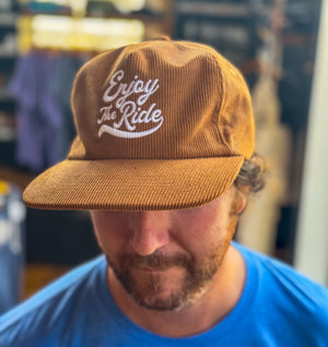 New! Enjoy The Ride Corduroy Hat