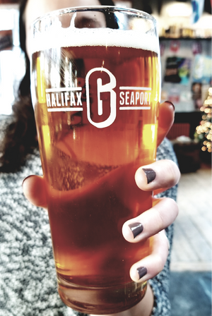 "Fizzics" 16oz Glass